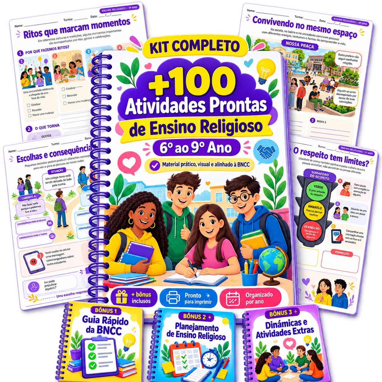Kit Completo de Ensino Religioso